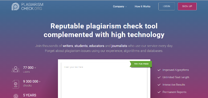 plagiarism checker 5000 words free
